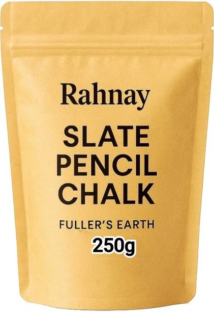 rahnay 250g Slate Pencil chalk Fuller earth natural white colour For Taste Eating Sticks Sticks