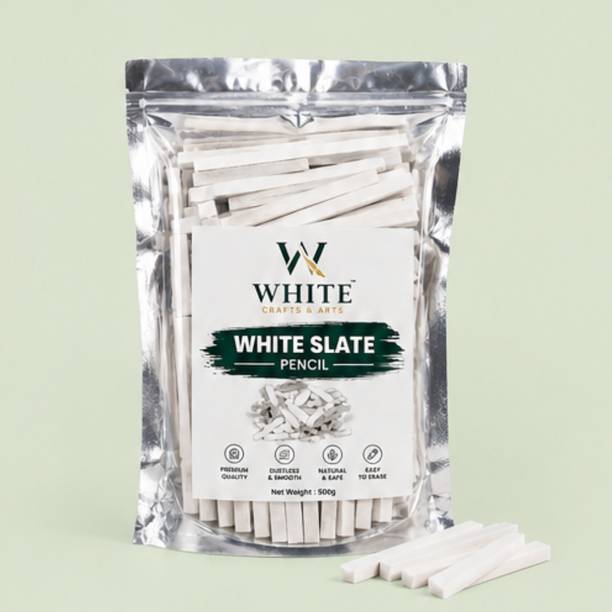 CHALKK Slate Board Chalk Slate Pencils White Slate Pencil Chalk Pencil Slate Chalk Slate Chalk Edible Chalk for Eating White Slate Pencil