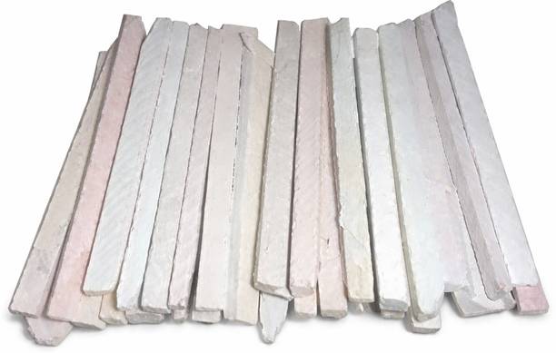 CHALKK White Slate Chalk Smooth Writing Slate Pencil for School Classroom Kids Writing Slate Chalk Edible Chalk for Eating White Slate Pencil