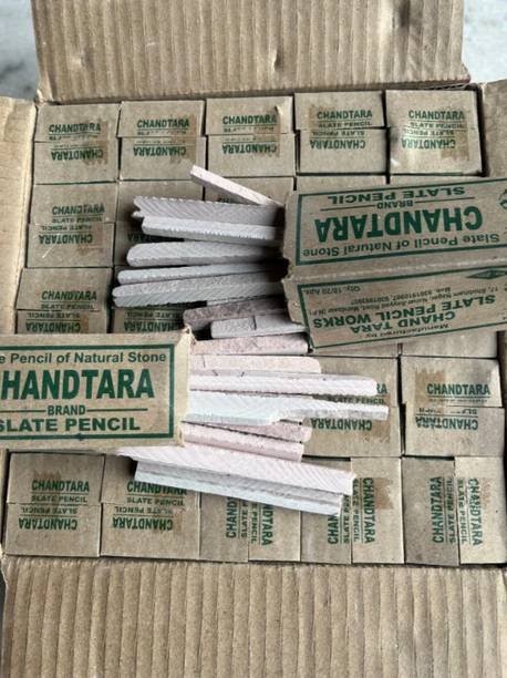 SLATE PENCIL CHANDTARA PACK OF 9 CRUNCHY 1KG SMAILL 9 BOX ALL TYPE OF SPORTS STICKS