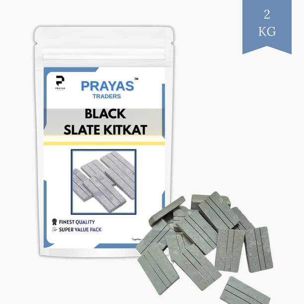 Prayas Premium Black Slate Kitkat 2Kg Slate pencil solid chalk