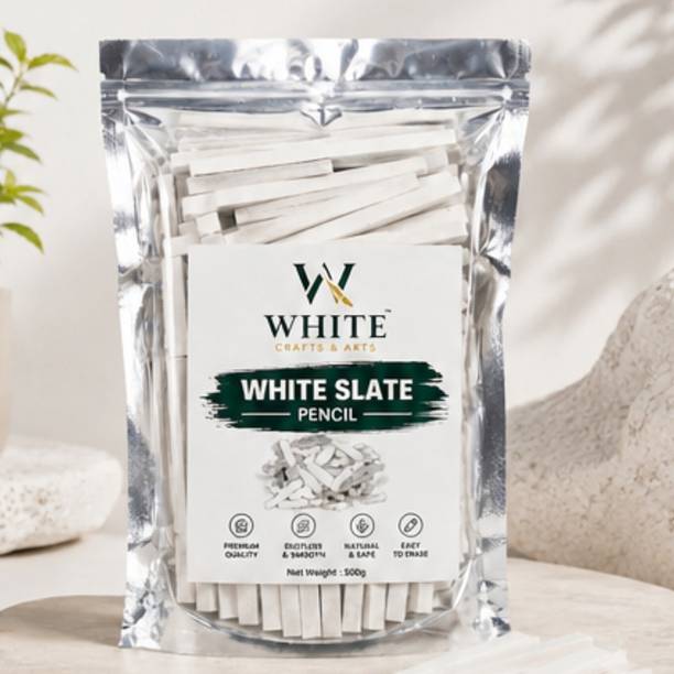 CHALKK Slate Pencils White Slate Pencil Slate Chalk Chalk Pencil Pencil Chalk Saleti Slate Chalk Edible Chalk for Eating White Slate Pencil