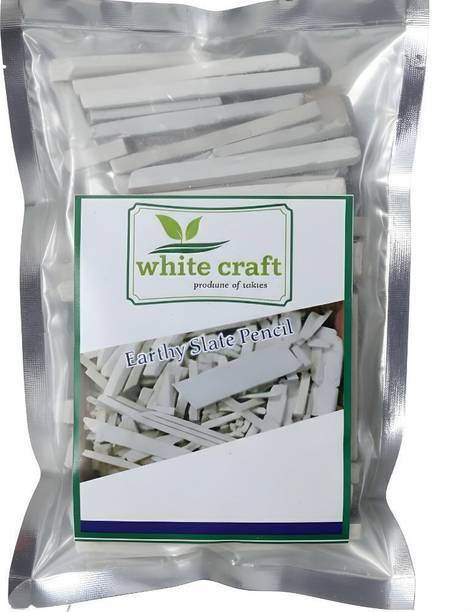 CHALKK Premium White Slate Chalk Smooth Writing Slate Pencil for School Classroom Slate Chalk Edible Chalk for Eating White Slate Pencil