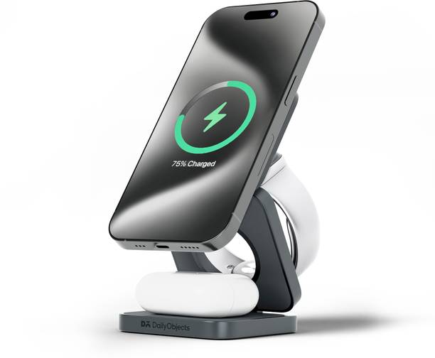 DailyObjects SRG-MAX-FLDWAY-3IN1-WIRLES-CHRGER Charging Pad