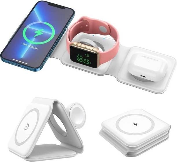 X88 Pro 3-in-1 Apple Wireless Charging Stand - For iPhone, AirPods & Watch Charging Pad