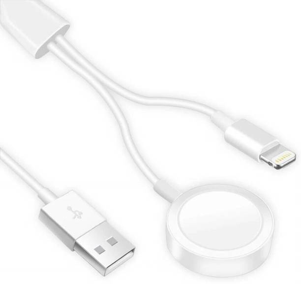 VELOGK Space-Saving 2 in 1 USB Charger for Apple Watch – Ideal for Travel Charging Pad