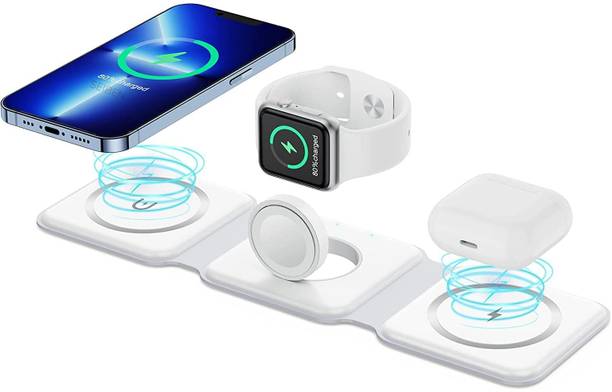 VCharge 3 IN 1 Magnatic 3 Fold IPhone , Samsung Charging Pad