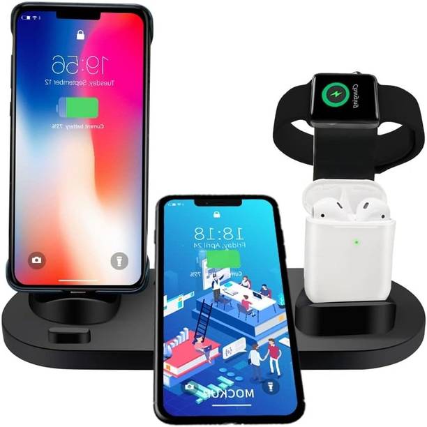 X88 Pro 6 in 1 Multi Function Wireless Charger Stand Charging Pad