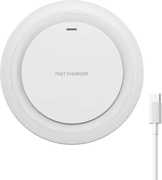 X88 Pro Cocoeye White Round Wireless Charger 15W for iPhones 14 pro Charging Pad