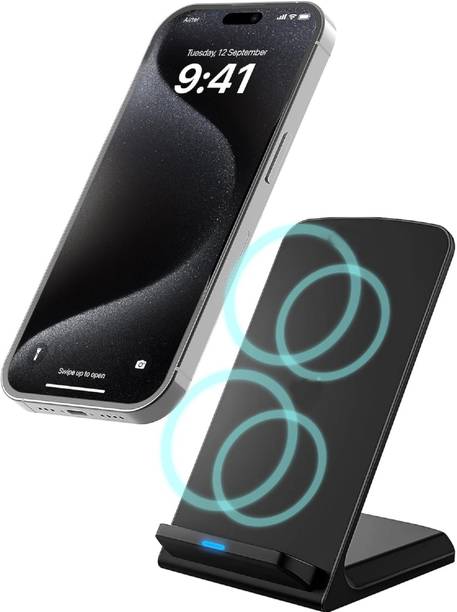 krabers 15W Unity Fast Charging Stand for iPhone 15/15 Plus/15 Pro/15 Pro Max Charging Pad