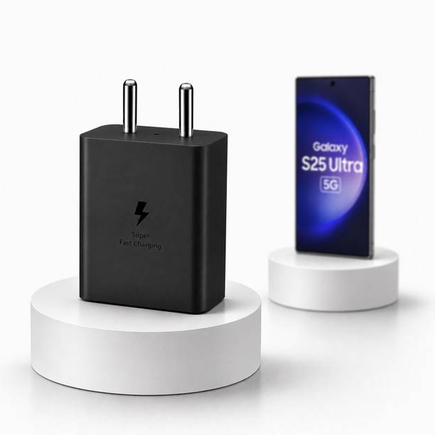 Zybux 45W Original Type-C Superfast Samsung Galaxy S25 Ultra 5G Charging Adapter Charging Pad