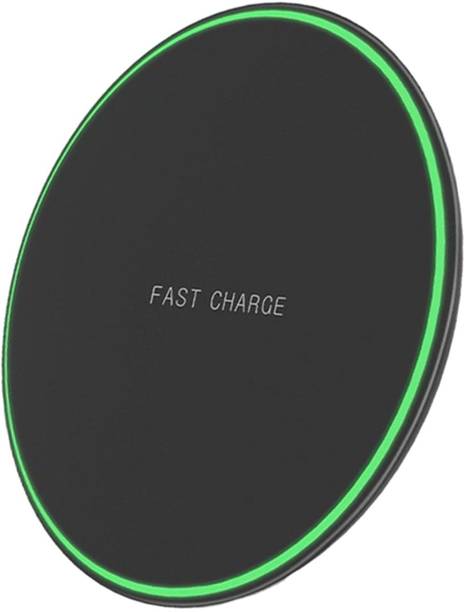 SYAMX PACK Wireless charger 15W Round, Effortless & Fast smart Qi Charging pad Charging Pad Charging Pad