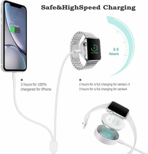 X88 Pro 2-in-1 iWatch Charger | Fast Power for iPhone & Smartwatches|Compact & Portable Charging Pad