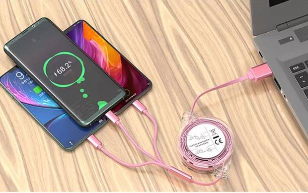 G2L fast Charging 3 IN 1Mobile Charging Line Cable Type-C Micro Phone Pin Charging Pad