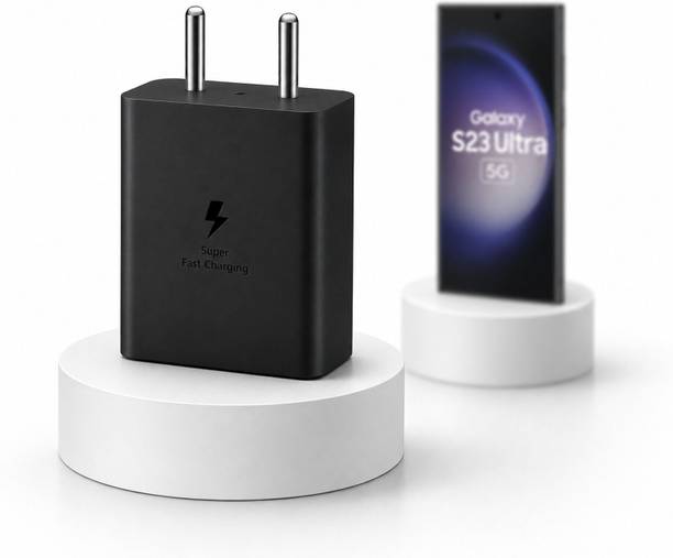 Zybux Samsung 45W Original Type-C Superfast Galaxy S23 Ultra 5G Charging Adapter Charging Pad