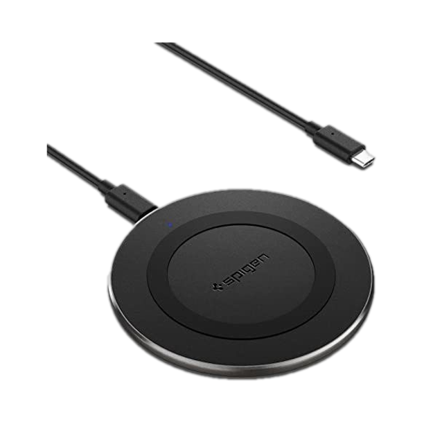 Spigen Essential PF2104 Wireless Charger with USB-C to C Type Cable Charging Pad