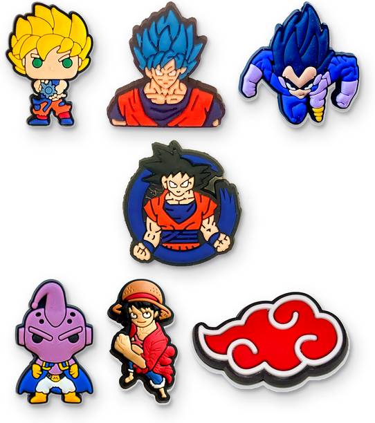 house of common Saiyan Squad – Dragon Ball Shoe Charm Set Rubber Shoe Charm