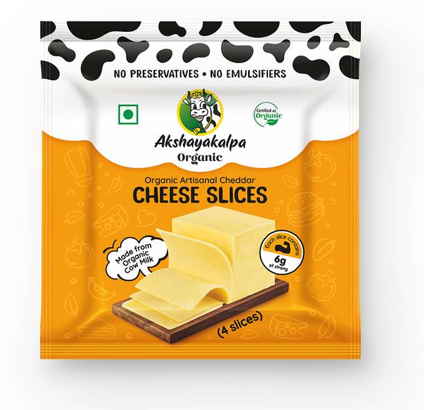 Akshayakalpa Organic Artisanal Cheddar cheese Slices