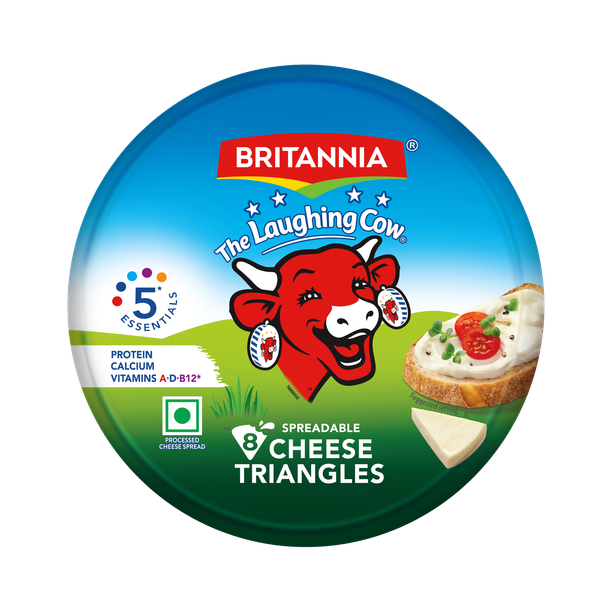 Britannia The Laughing Cow Processed Cheese Triangle