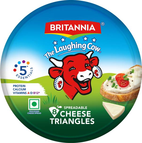 Britannia The Laughing Cow 8 Round box Processed cheese Spread