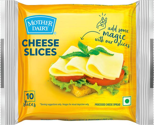 MOTHER DAIRY 10 Slices Processed cheese Slices