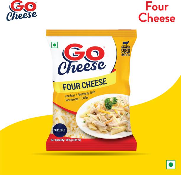 Go Four Mozzarella and Cheddar Cheese Shredded