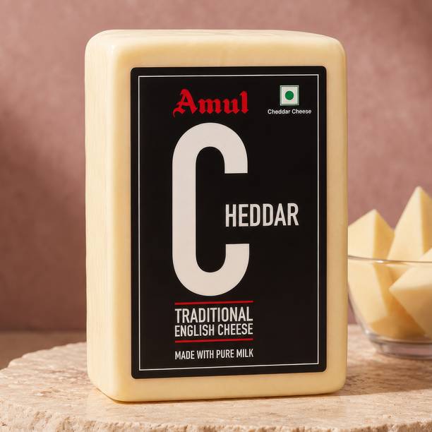 Amul Natural Cheddar Cheese Block