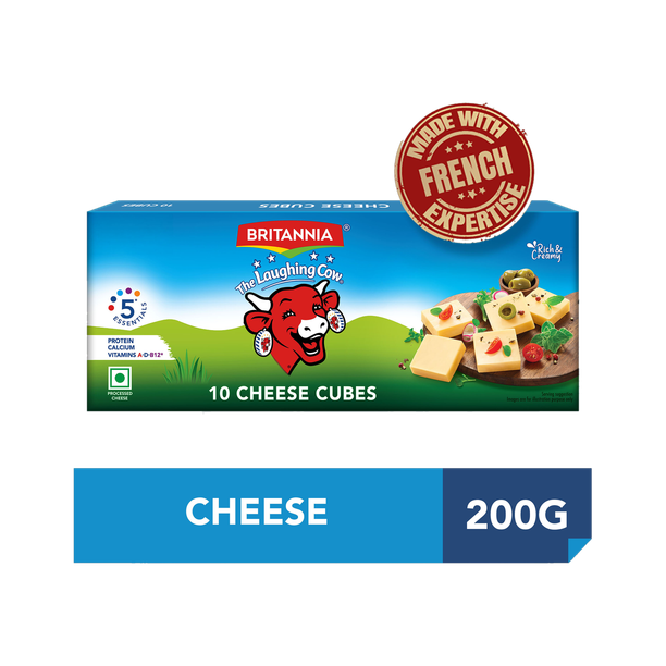 Britannia The Laughing Cow Processed Cheese Cubes