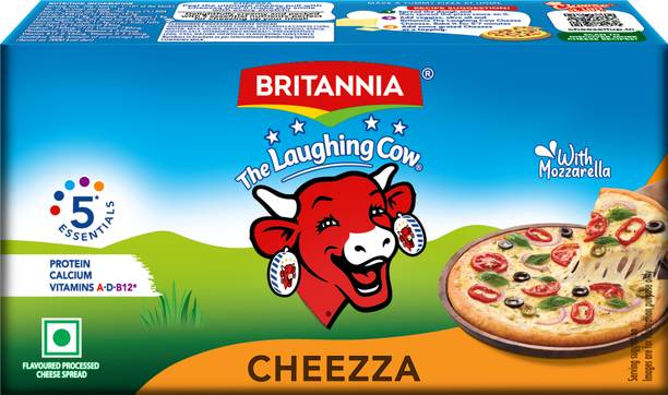 Britannia The Laughing Cow Cheezza Pizza Cheese Block