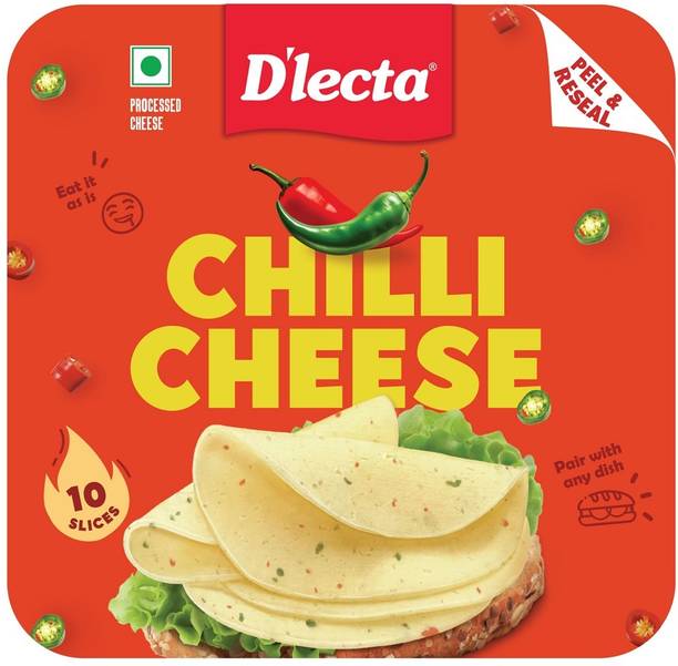 Dlecta Chilli Slice Processed Cheese Slices