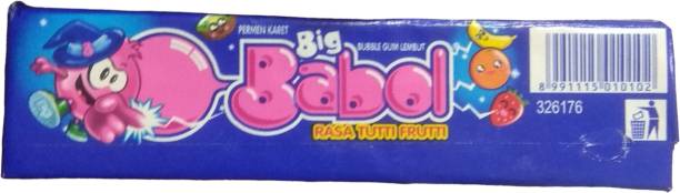 Big Babol Rasa Tutti Frutti (Pack Of 3 x 22.5g Each) Rasa Tutti Frutti Chewing Gum