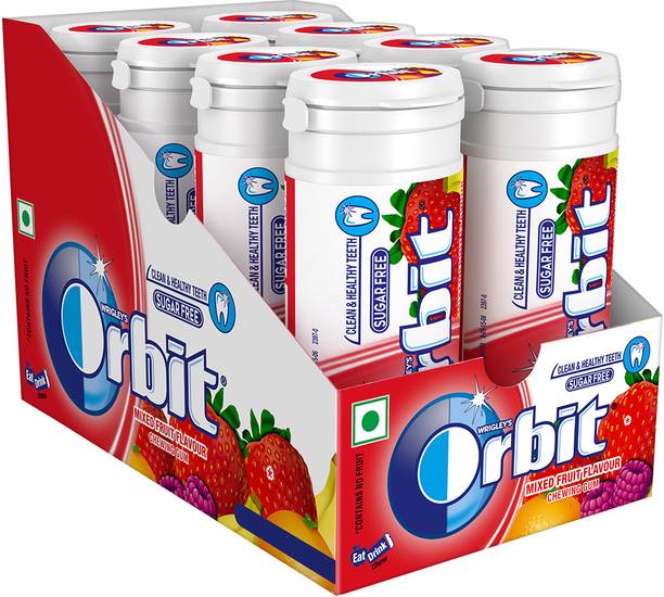 ओरबिट Sugar-Free Chewing Gum मिक्स्ड फ्रूट च्यूइंग गम