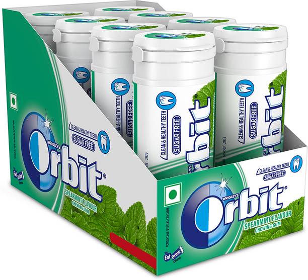 ORBIT Sugar Free Spearmint Flavour Chewing Gum Spearmint Chewing Gum