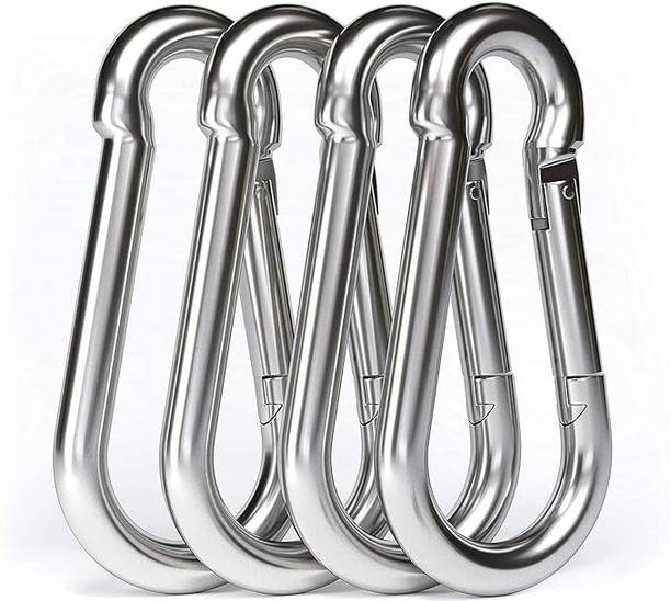 FITRXX Stainless Steel Snap Hook Heavy Duty Safety Lock Cable Attachment,Snap(2 Hooks) Child Safety Strap Lock