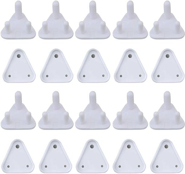 Erza Socket Cover Sturdy Child Proof Electrical Protector Safety 20PC Child Safety Strap Lock
