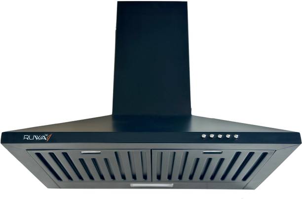ruwa VIVA 60 BLACK Wall Mounted Chimney