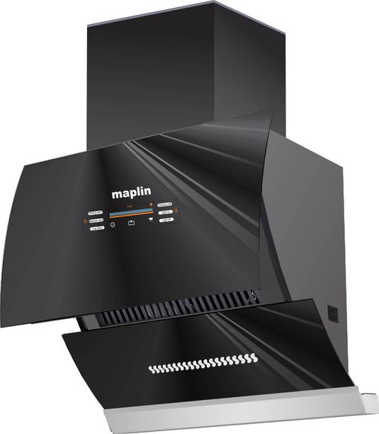 Maplin Voice Control Auto Glass 60cm 1800 CMH 60 cm Auto Clean Chimney
