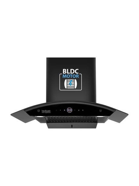 Hindware Smart Appliances Nadia BLDC 75 IN 1600 CMH 75 cm Auto Clean Chimney