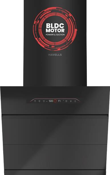 HAVELLS Triton Pro Slant BLDC 60cm Glass Kitchen Chimney 1550 CMH 60 cm Auto Clean Chimney