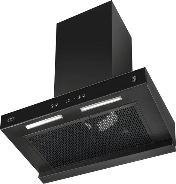 Hindware Darcia BLDC 75CM | New Launch 2025 | BLDC Motor | Filterless Auto Clean Wall Mounted Black 1500 CMH Chimney