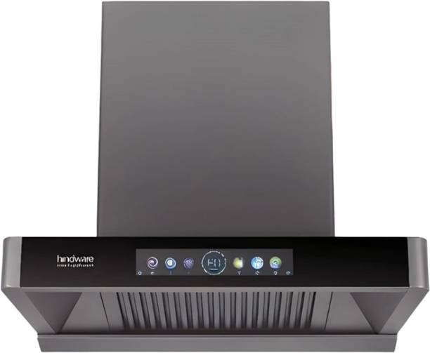 Hindware MARCELLA 60 | Filterless Technology | MaxX Suction 1700 m³/hr* | BLDC Motor | Auto Clean Wall Mounted GREY 1700 CMH Chimney