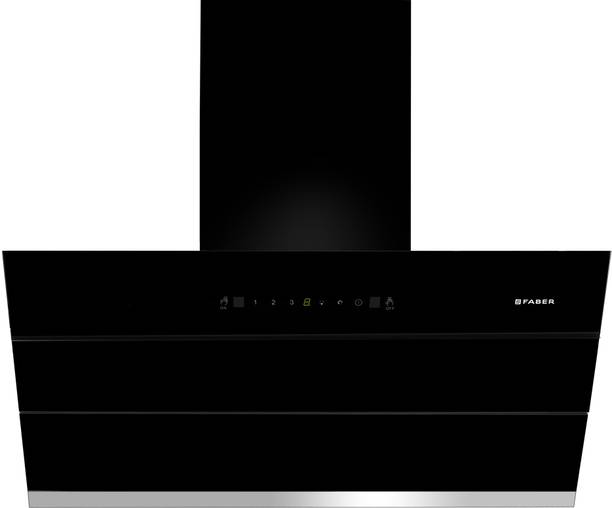 FABER HOOD ZENITH FL HC SC BK IN 90 Auto Clean Wall Mounted Black 1400 CMH Chimney