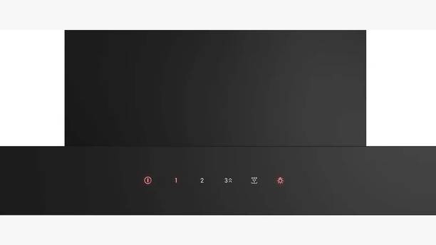 BOSCH DWBA68G60I Auto Clean Wall Mounted Chimney  (Black 950 CMH)