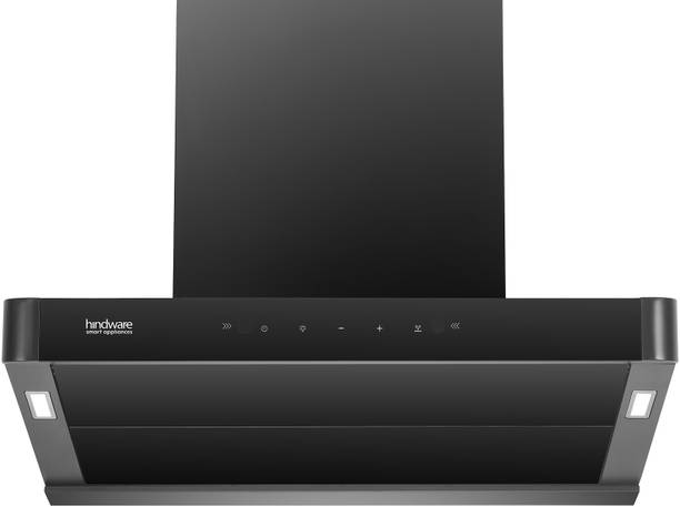Hindware Delecia Autoclean 75 Auto Clean Wall Mounted Chimney (Black 1350 CMH)