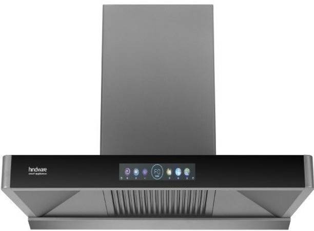Hindware Marcella autoclean 90 in 2025 Auto Clean Wall Mounted grey 1700 CMH Chimney