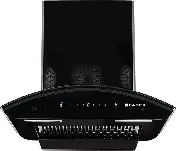 FABER HOOD ORIENT SMART 3D IND HC SC EBK 60 Auto Clean Wall Mounted Black 1250 CMH Chimney
