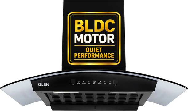 Glen ISPA BLDC AC BL 90cm 1400 CMH 90 cm Curved Glass 90 cm|BLDC Motor|Touch & G