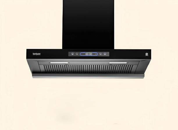 Hindware TIBER BLDC 75CM 1600CMH ENERGY EFFICENT MOTOR WITH MOTION SENSOR 1600 CMH 75 cm Auto Clean Chimney