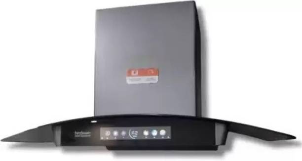 Hindware Raylene75 Auto Clean Wall Mounted Grey 1700 CMH Chimney