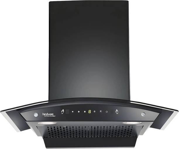 Hindware DIVINA 75 | Filter-Less | Powerful Suction | 3 Speed Gesture Control | 1200 CMH 75 cm Auto Clean Chimney